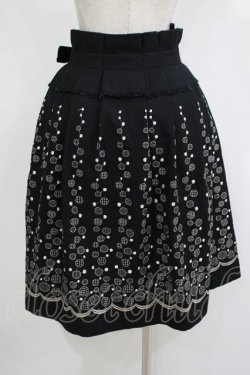 画像3: Jane Marple / ドット刺繍スカート  黒 H-25-12-03-045-JM-SK-KB-ZH