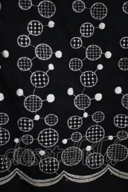 画像4: Jane Marple / ドット刺繍スカート  黒 H-25-12-03-045-JM-SK-KB-ZH