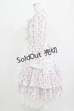 画像2: ATELIER PIERROT / Rosy Bouquet Dress サイズ2 オフ H-25-12-03-005-EL-OP-NS-ZH
