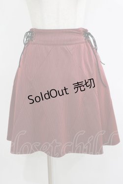 画像1: Rozen Kavalier / パネル切替ストライプスカート  黒×赤 H-25-12-03-047-OO-SK-KB-ZH