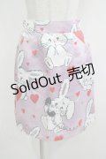 MILK / Bunny play スカート  ピンクベース H-25-12-03-048-ML-SK-KB-ZH