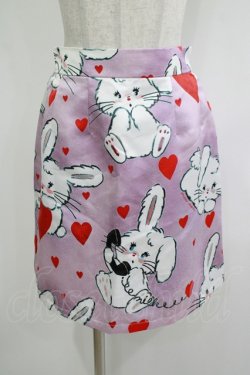 画像1: MILK / Bunny play スカート  ピンクベース H-25-12-03-048-ML-SK-KB-ZH