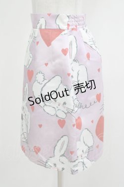 画像2: MILK / Bunny play スカート  ピンクベース H-25-12-03-048-ML-SK-KB-ZH