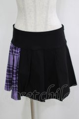 KILL STAR / CATTLE PLEATED SKIRT M ブラック/ライラックタータン H-25-12-03-049-SL-SK-KB-ZH