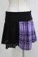 画像3: KILL STAR / CATTLE PLEATED SKIRT M ブラック/ライラックタータン H-25-12-03-049-SL-SK-KB-ZH (3)