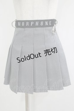 画像1: MORPH8NE / OFF SKIRT S ブラック×ホワイト H-25-12-03-050-PU-SK-KB-ZH