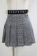 画像1: MORPH8NE / OFF SKIRT S ブラック×ホワイト H-25-12-03-050-PU-SK-KB-ZH (1)