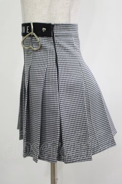 画像2: MORPH8NE / OFF SKIRT S ブラック×ホワイト H-25-12-03-050-PU-SK-KB-ZH