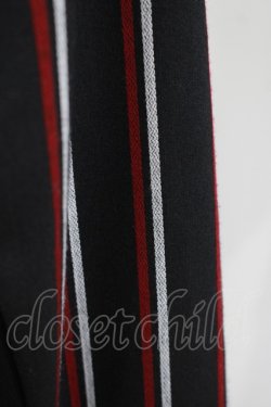 画像4: Ozz oneste / ストライプショートジャケット  黒 H-25-12-03-054-OO-JA-KB-ZH