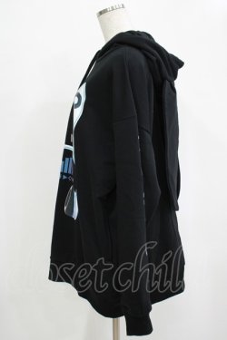 画像2: LISTEN FLAVOR / サイバーうさ耳ヘッドホンパーカー  ブラック H-25-12-03-058-PU-TO-KB-ZH