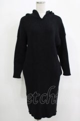 PUNK RAVE / ニットフード付きワンピース Free 黒 H-25-12-03-059-PU-OP-KB-ZH