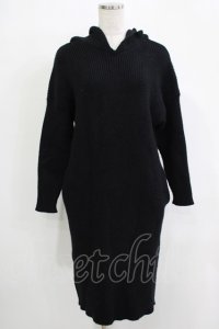 PUNK RAVE / ニットフード付きワンピース Free 黒 H-25-12-03-059-PU-OP-KB-ZH