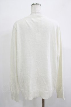 画像3: Candy Stripper / HEART BUTTON CARDIGAN  ホワイト H-25-12-03-060-PU-TO-KB-ZH