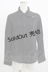 ALGONQUINS / ワッペン付きボタンシャツ F 黒 H-25-12-03-064-AL-BL-KB-ZH