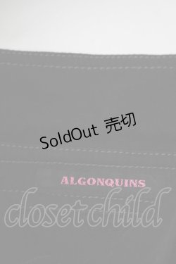 画像4: ALGONQUINS / ワッペン付きボタンシャツ F 黒 H-25-12-03-064-AL-BL-KB-ZH