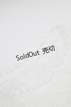 画像5: Jane Marple Dans Le Salon / Vintage Lace Yoke Tunic Blouse M ホワイト H-25-12-03-066-JM-BL-KB-ZH