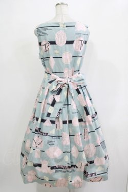 画像3: Jane Marple / Jolies broderies square dress  blue gray H-25-12-03-007-JM-OP-KB-ZH