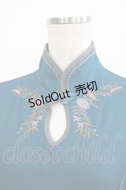 画像4: Ozz oneste / 刺繍チャイナボタントップス  グリーン H-25-12-03-068-OO-TO-KB-ZH