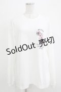 MILKBOY / B LONG SLEEVE TEE  ホワイト H-25-12-03-072-MB-TO-KB-ZH