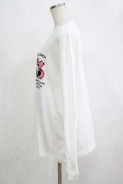 画像2: MILKBOY / B LONG SLEEVE TEE  ホワイト H-25-12-03-072-MB-TO-KB-ZH