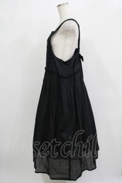 画像2: Jane Marple Dans Le Salon / ヴィクトリアンレーストリムタブリエドレス  ブラック H-25-12-03-011-JM-OP-KB-ZH