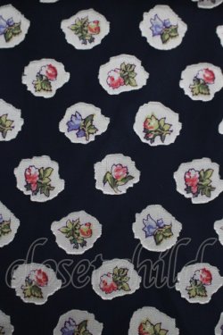 画像4: Jane Marple Dans Le Salon / Pieces of Flowersラウンドカラードレス  ネイビー H-25-12-03-012-JM-OP-KB-ZH