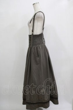 画像2: Rozen Kavalier / 天使フレームプリントサス付ロングスカート  カーキ H-25-12-03-013-OO-SK-KB-ZH