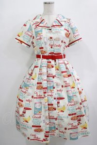 Emily Temple cute / Cerealワンピース  アイボリー H-25-12-03-002-ET-OP-KB-ZT083