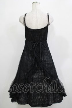 画像3: h.NAOTO / クロスキャミワンピース  黒 H-25-12-03-015-HN-OP-KB-ZH