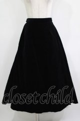 alice auaa / 別珍フィッシュテールロングスカート 3（約9号） ブラック H-25-12-03-016-AA-SK-KB-ZH