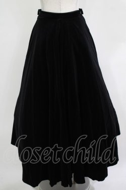画像3: alice auaa / 別珍フィッシュテールロングスカート 3（約9号） ブラック H-25-12-03-016-AA-SK-KB-ZH