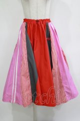 Candy Stripper / BRAVE DINOSAURスカート 2 レッド H-25-12-03-019-PU-SK-KB-ZH