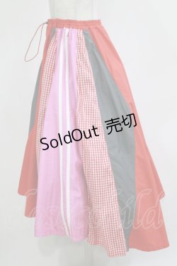 画像2: Candy Stripper / BRAVE DINOSAURスカート 2 レッド H-25-12-03-019-PU-SK-KB-ZH