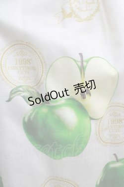 画像4: Emily Temple cute / Apple Stampノースリーブワンピース  グリーンアップル H-25-12-03-022-ET-OP-KB-ZT100