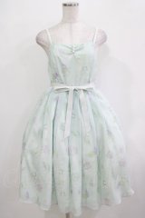 Emily Temple cute / Mystical Seaキャミワンピース  アクアグリーン H-25-12-03-023-ET-OP-KB-ZT1208H