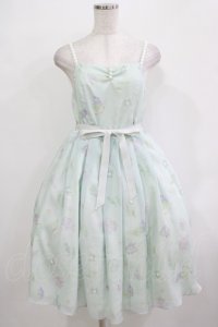 Emily Temple cute / Mystical Seaキャミワンピース  アクアグリーン H-25-12-03-023-ET-OP-KB-ZT100