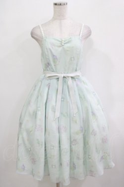 画像1: Emily Temple cute / Mystical Seaキャミワンピース  アクアグリーン H-25-12-03-023-ET-OP-KB-ZH