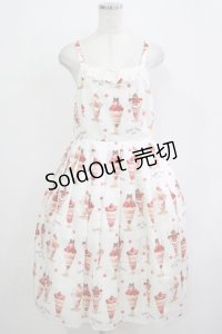 Emily Temple cute / BerryCherry Parfaitキャミソールワンピース  オフ H-25-12-03-024-ET-OP-KB-ZH