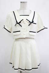 Honey Cinnamon / ポイントリボンセーラーセットアップ Free オフ/ブラック H-25-12-04-027-LO-OP-NS-ZH