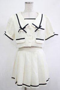 Honey Cinnamon / ポイントリボンセーラーセットアップ Free オフ/ブラック H-25-12-04-027-LO-OP-NS-ZH