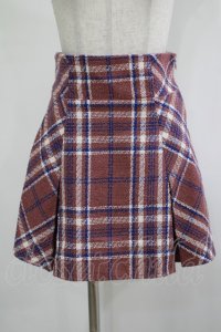 evelyn / チェックボックススカート Free ピンク H-25-12-04-028-LO-SK-NS-ZH