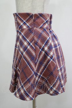 画像2: evelyn / チェックボックススカート Free ピンク H-25-12-04-028-LO-SK-NS-ZH