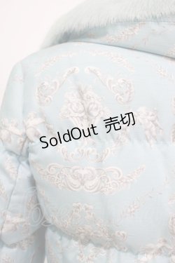画像4: JESUS DIAMANTE / ベルサイユダウンTHREESUTAR 38 バロックangel柄babyブルー×ブルーラビット H-25-12-04-030-JE-CO-NS-ZH