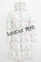 JESUS DIAMANTE / ベルサイユダウンコート 38 ベルサイユローズサックス H-25-12-04-032-JE-CO-NS-ZH