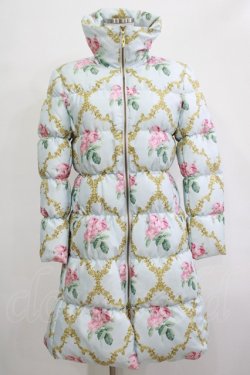 画像1: JESUS DIAMANTE / ベルサイユダウンコート 38 ベルサイユローズサックス H-25-12-04-032-JE-CO-NS-ZH