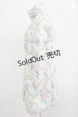 画像2: JESUS DIAMANTE / ベルサイユダウンコート 38 ベルサイユローズサックス H-25-12-04-032-JE-CO-NS-ZH