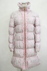 JESUS DIAMANTE / ベルサイユダウンTHREESUTAR 38 バロックangel柄babyピンク×ピンクラビット H-25-12-04-033-JE-CO-NS-ZH