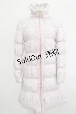 画像1: JESUS DIAMANTE / ベルサイユダウンTHREESUTAR 38 バロックangel柄babyピンク×ピンクラビット H-25-12-04-033-JE-CO-NS-ZH