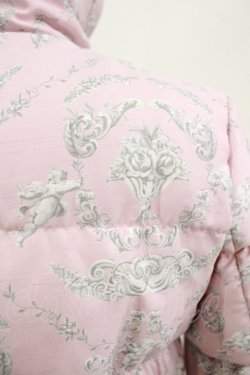 画像4: JESUS DIAMANTE / ベルサイユダウンTHREESUTAR 38 バロックangel柄babyピンク×ピンクラビット H-25-12-04-033-JE-CO-NS-ZH