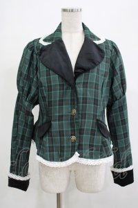 Eri Aino's collaboration / シャーロットの水曜日 ジャケット L グリーン H-25-12-04-035-PU-JA-NS-ZH